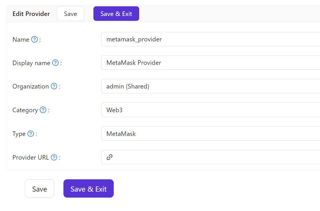 إنشاء مزود ويب3 MetaMask