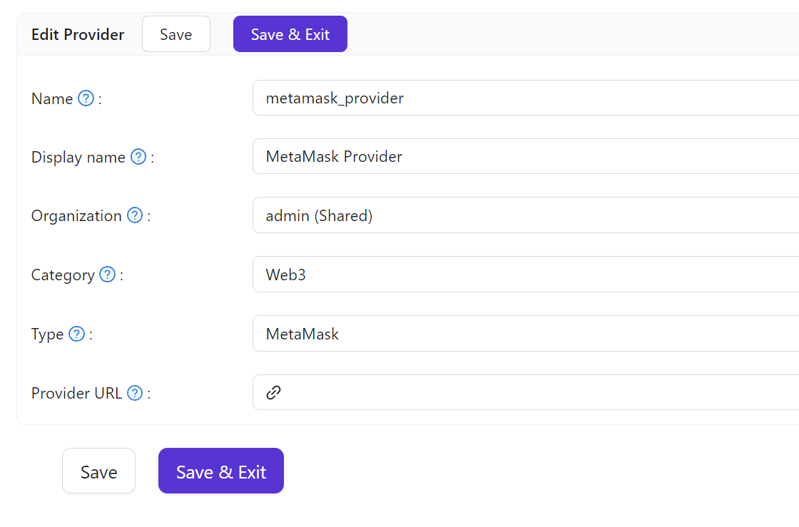 Crear un proveedor Web3 de MetaMask