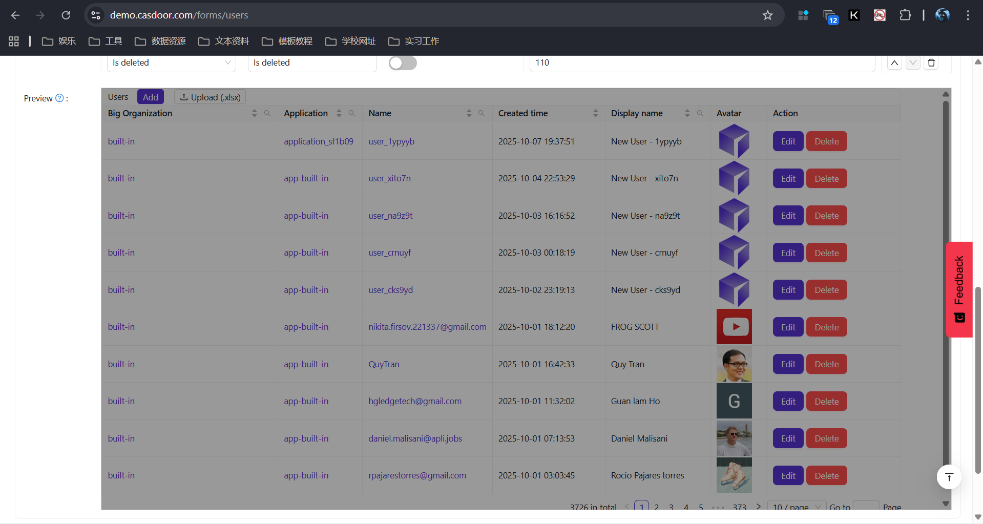 Form Preview Page