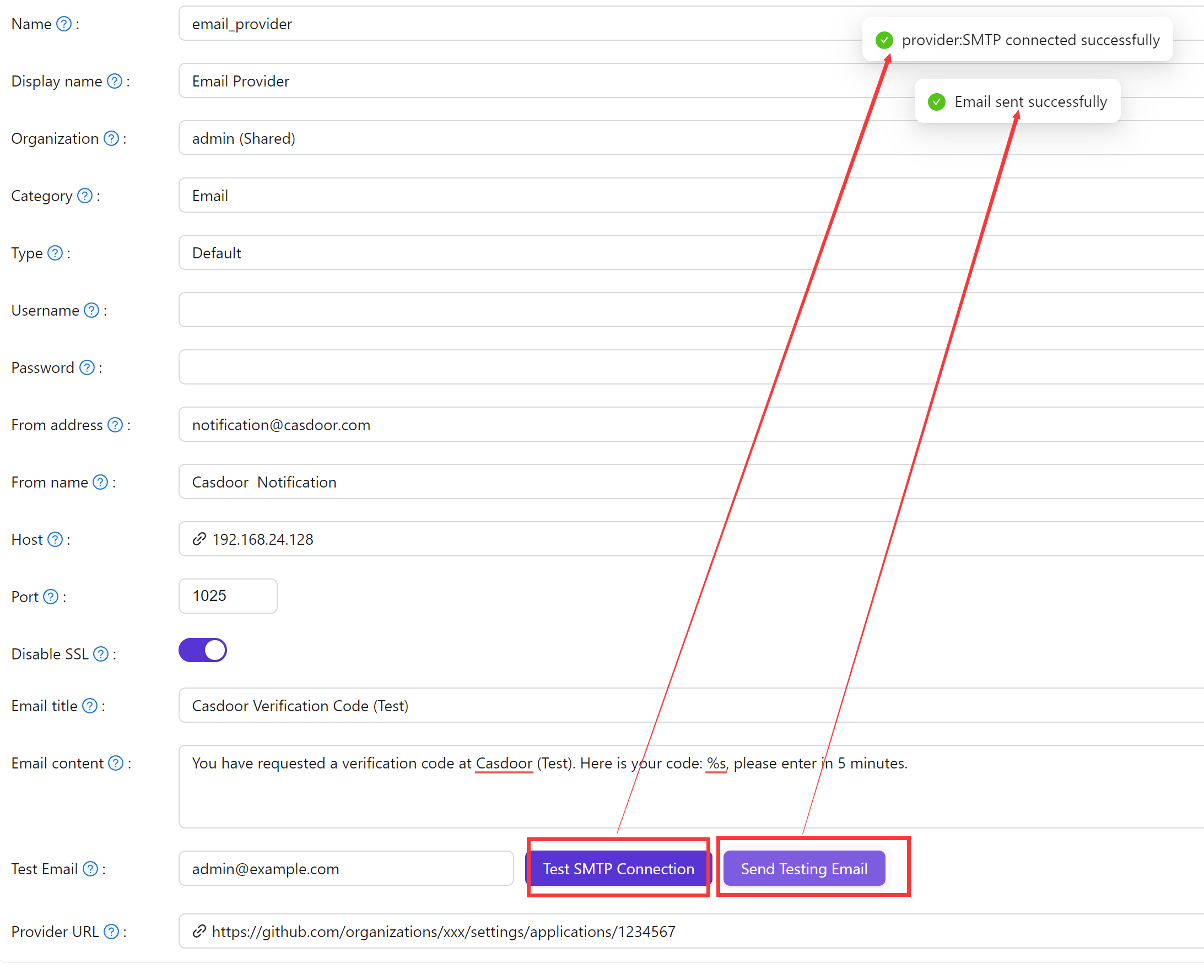 Enviando um e-mail de teste usando MailHog