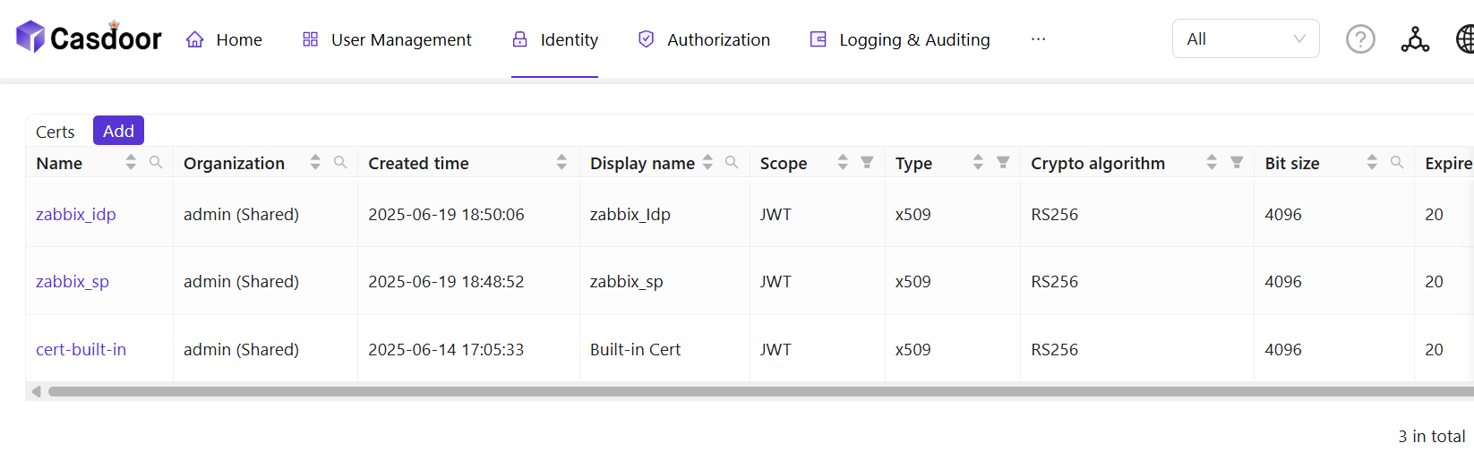 Create Certificate